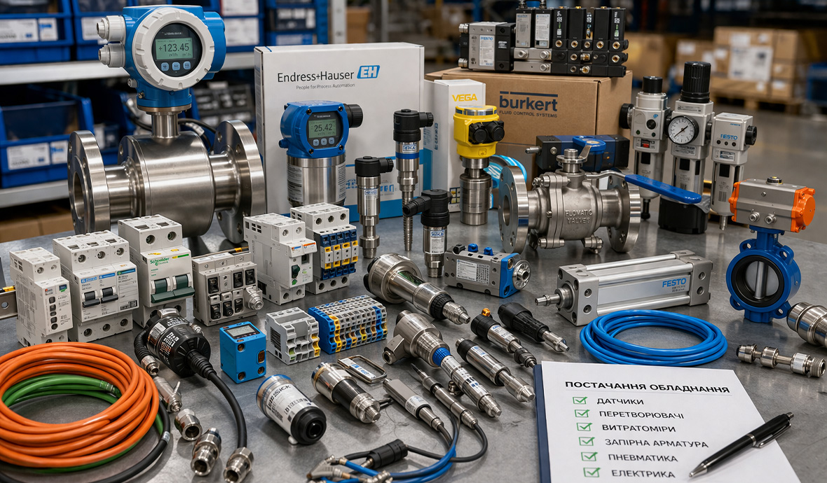 Постачання електротехнічного обладнання